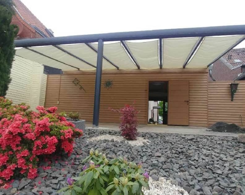 Sonnensegel Hellgrau - Bild 2