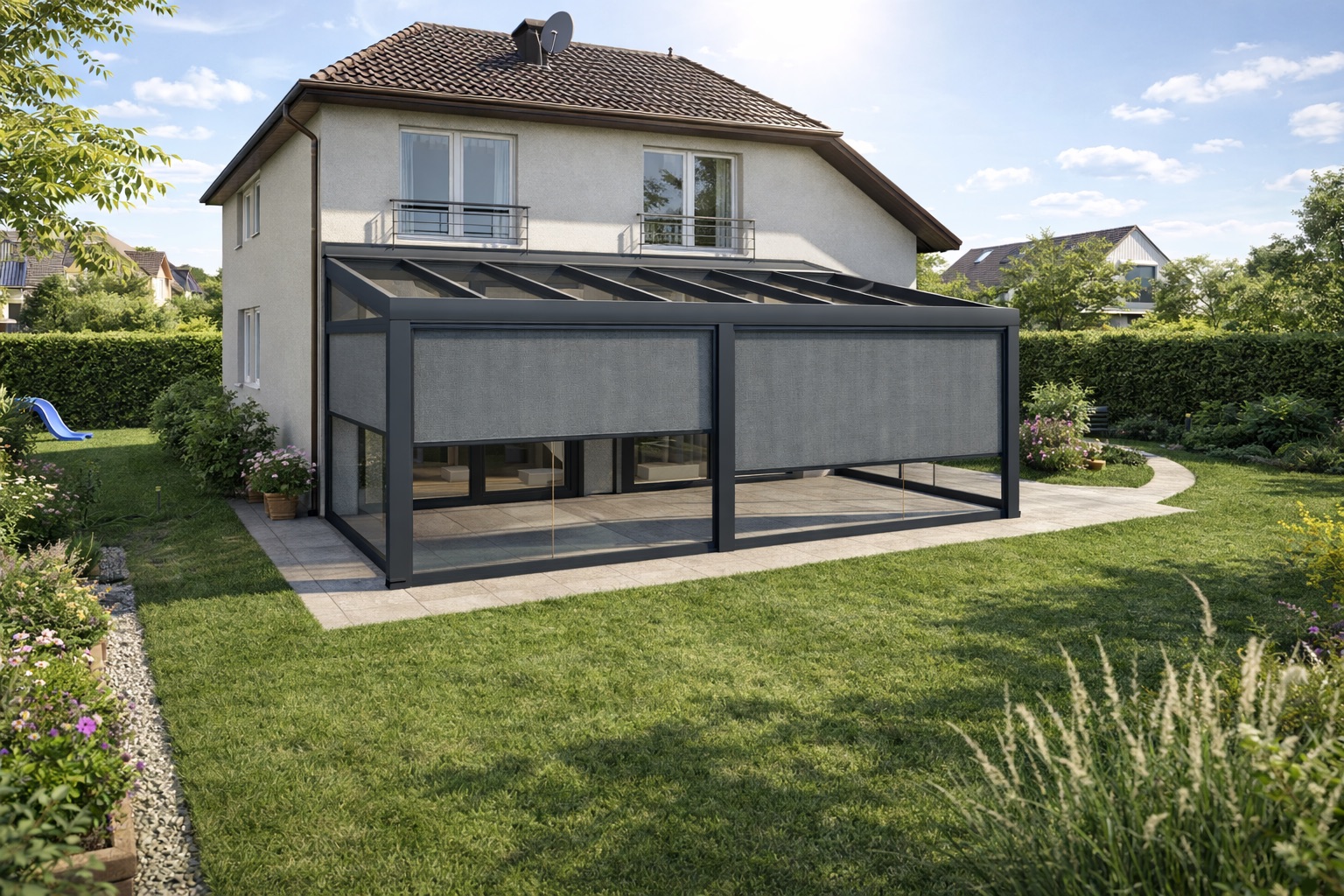 ZIP-Senkrechtmarkise in mm x mm - Bild 3