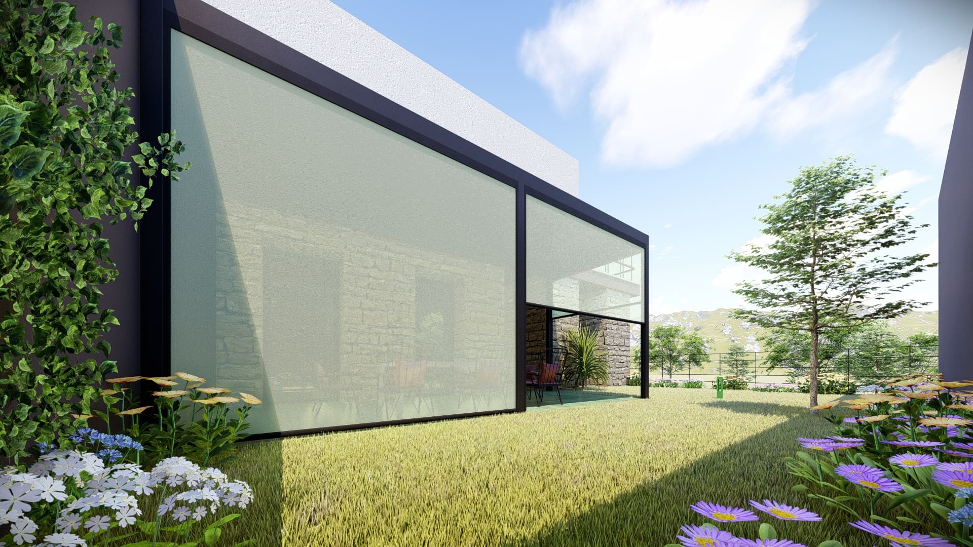 ZIP-Senkrechtmarkise in mm x mm - Bild 6