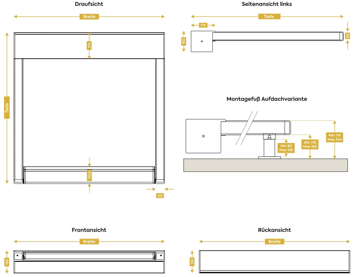 Wintergartenmarkise in mm x mm - Bild 7
