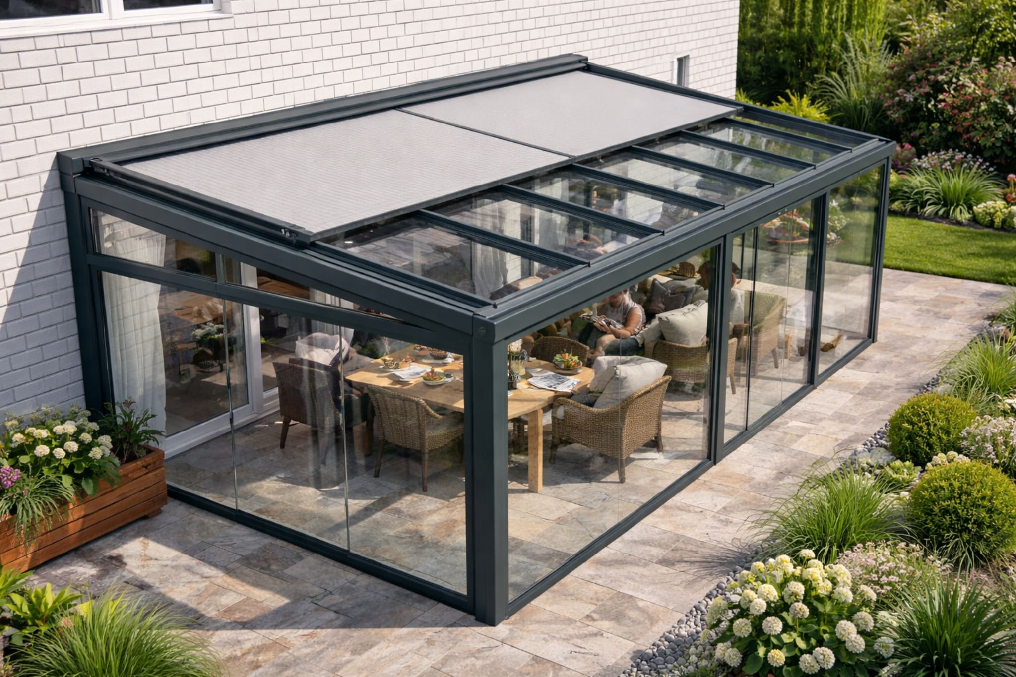 Wintergartenmarkise in 1500mm x mm