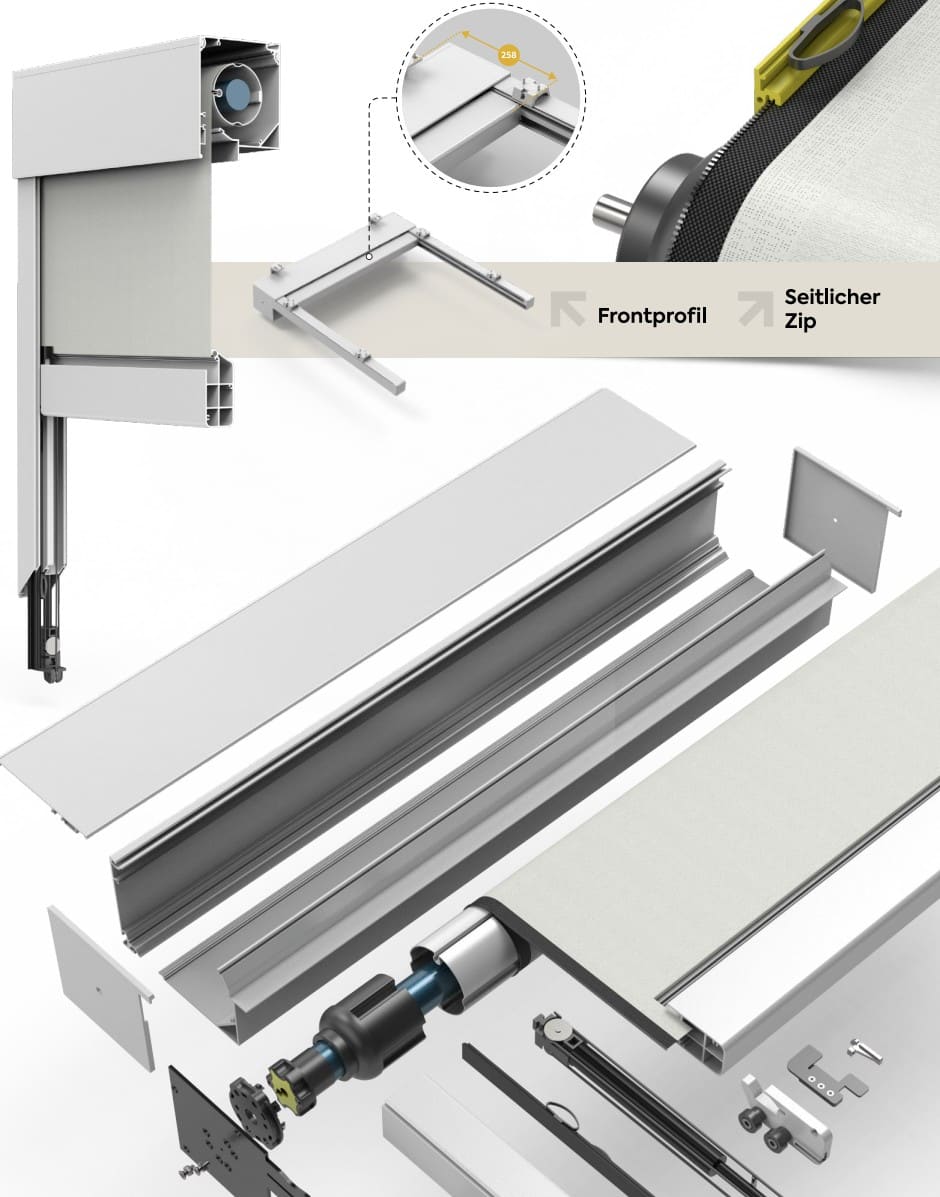 Wintergartenmarkise in mm x mm - Bild 6