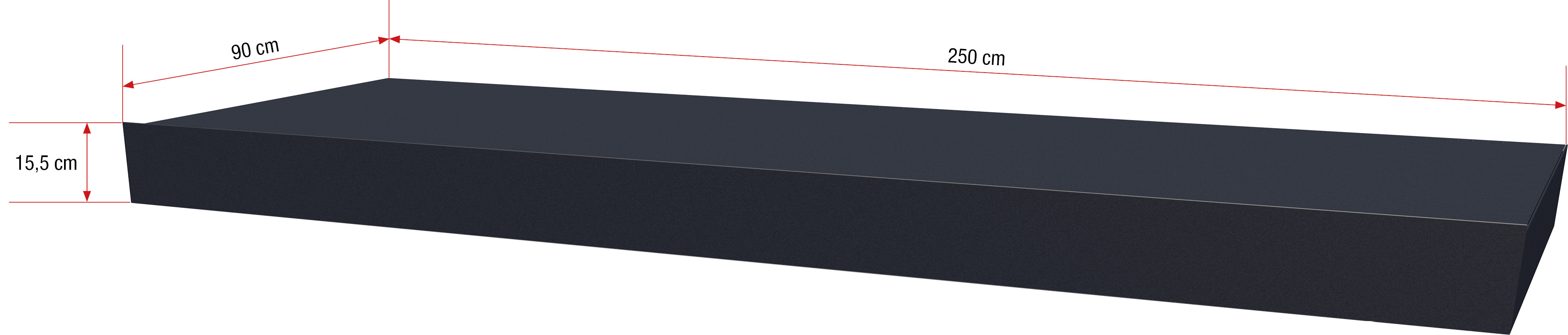 Scobalit Haustürvordach Hamburg Standard mit LED 160 × 90 × 15,5 cm Ohne Seitenteil - Bild 12